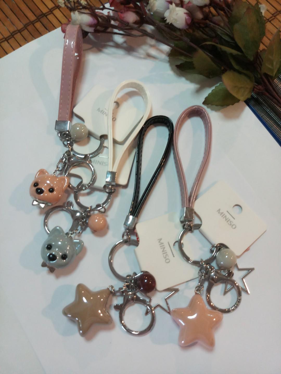Mini So Riyadh Keychains Miniso Bagcharms/Keychains, Women's Fashion, Watches & Accessories ...