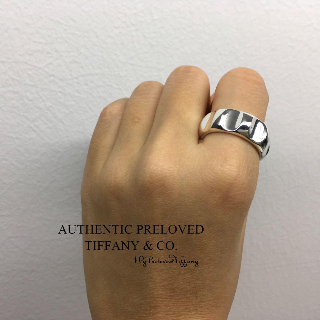 Paloma Picasso Groove Silver Ring Wide 