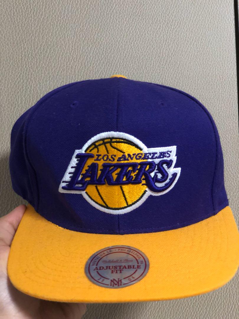 Mitchell Ness Los Angeles Lakers Snapback Men S Fashion Accessories Caps Hats On Carousell