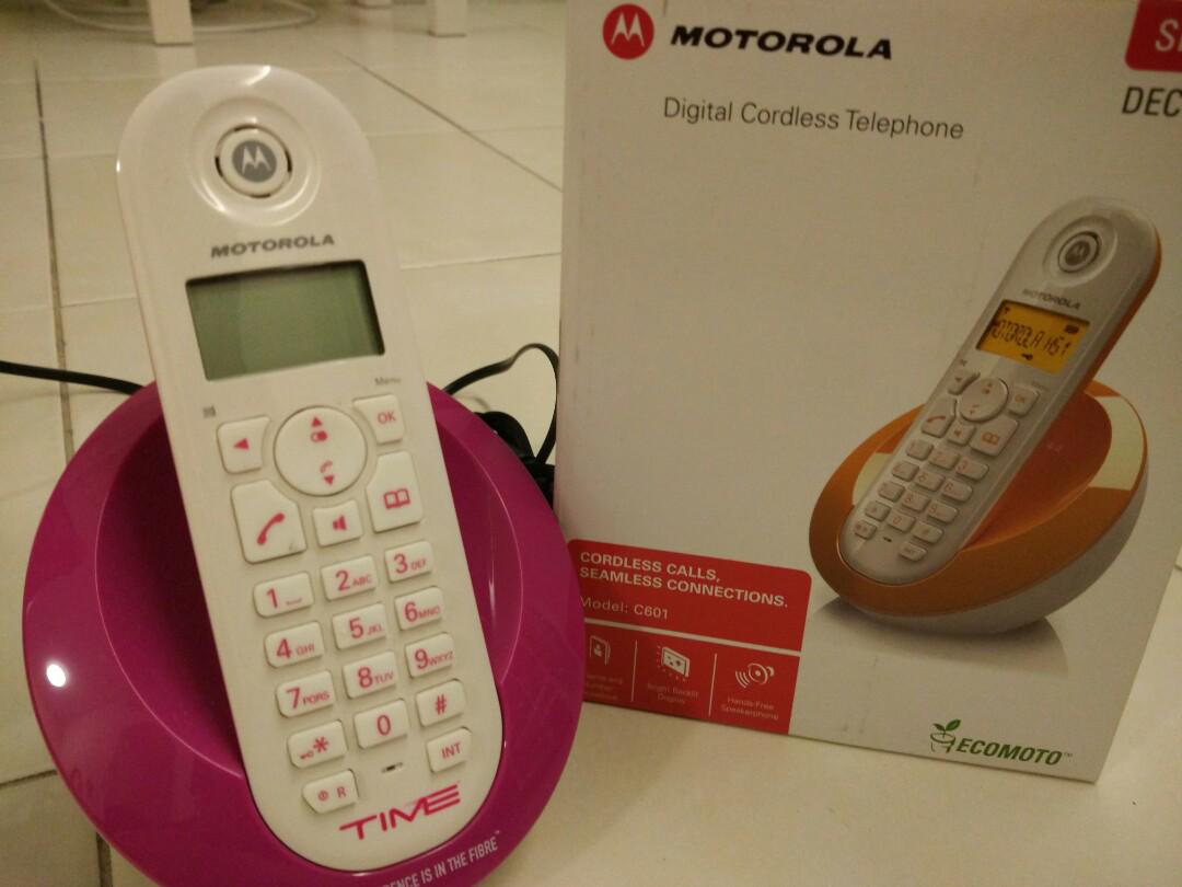 Motorola Digital Cordless Phone (C601), Health & Nutrition, Health