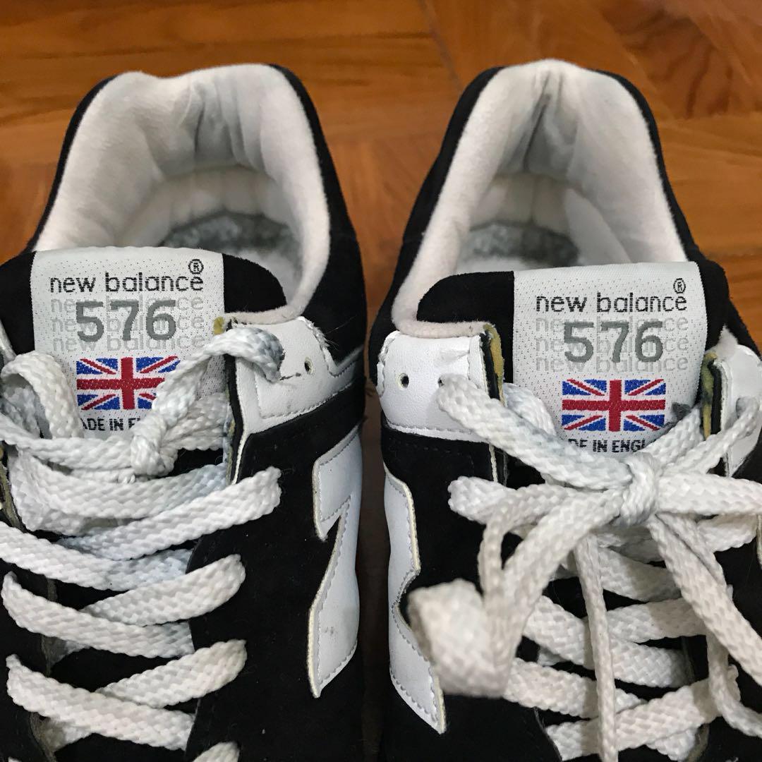 New Balance NB576 Black Made in England EU44, 男裝, 鞋, 西裝鞋