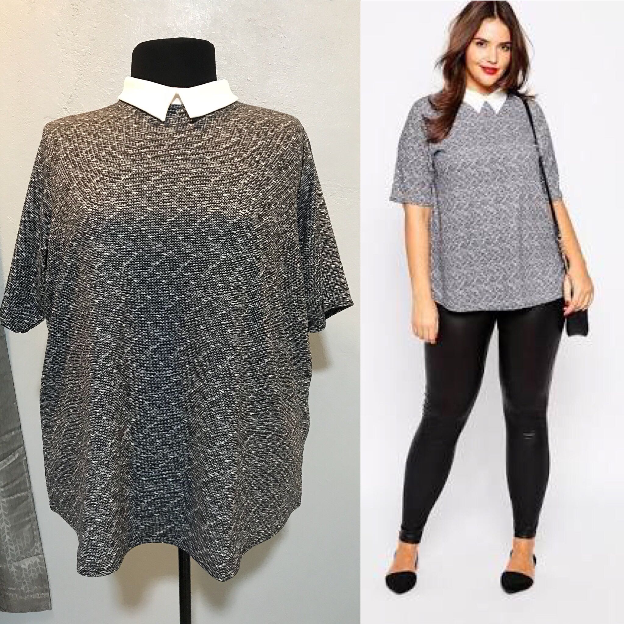 New Look Plus Size Preppy Top Women S Fashion Clothes Tops On