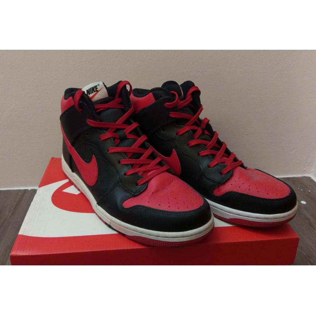 nike dunk bred high