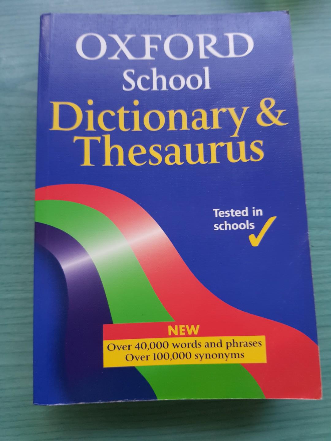 Oxford School Dictionary And Thesaurus Books Stationery