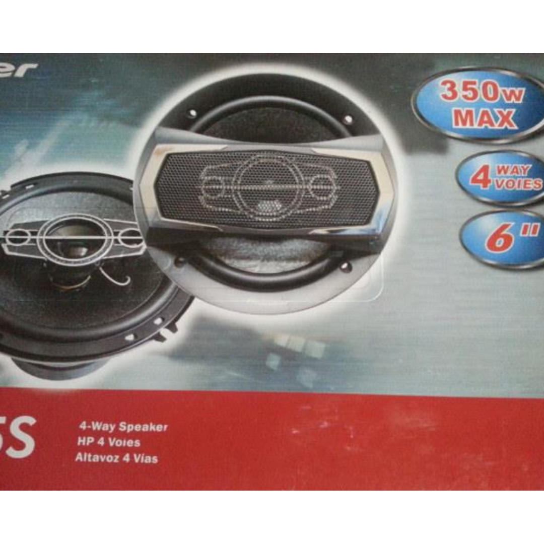 Pioneer TS-A1695S 6 inch 350watts 4-way Speakers, Auto Accessories on ...