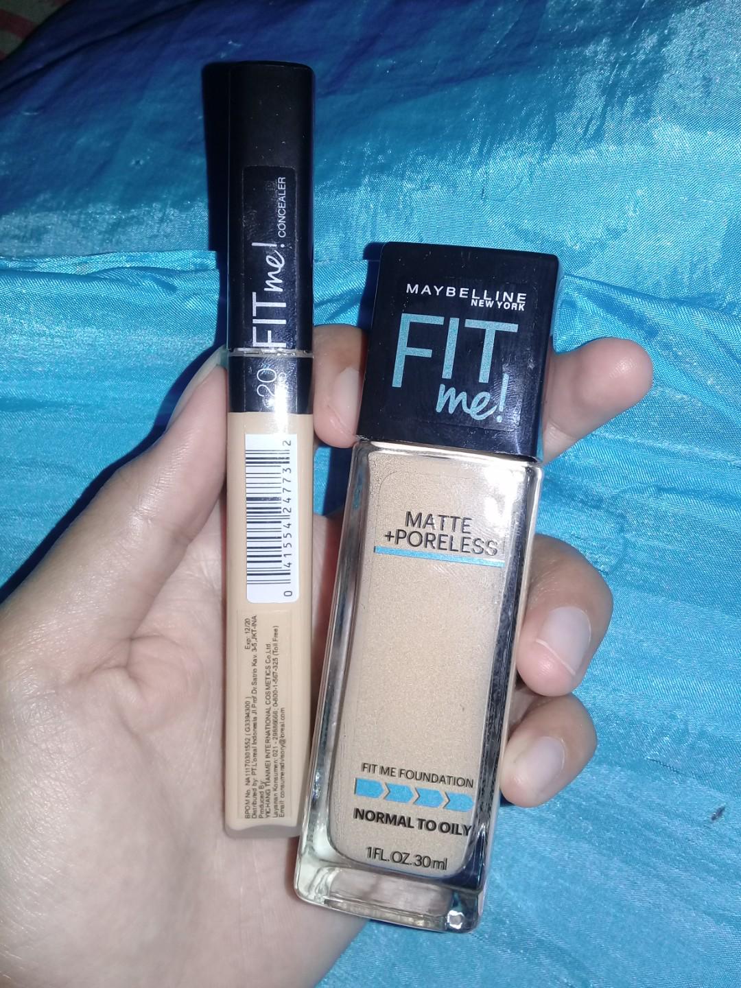 maybelline fit me foundation 220 concealer