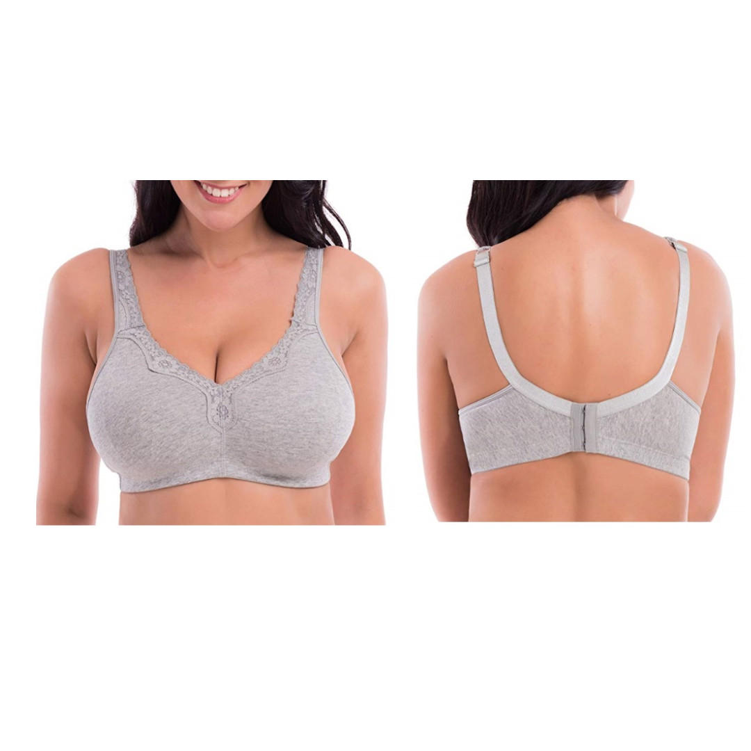 Pre Order Plus Size Women Cotton Wirefree No Wired Comfy Bra