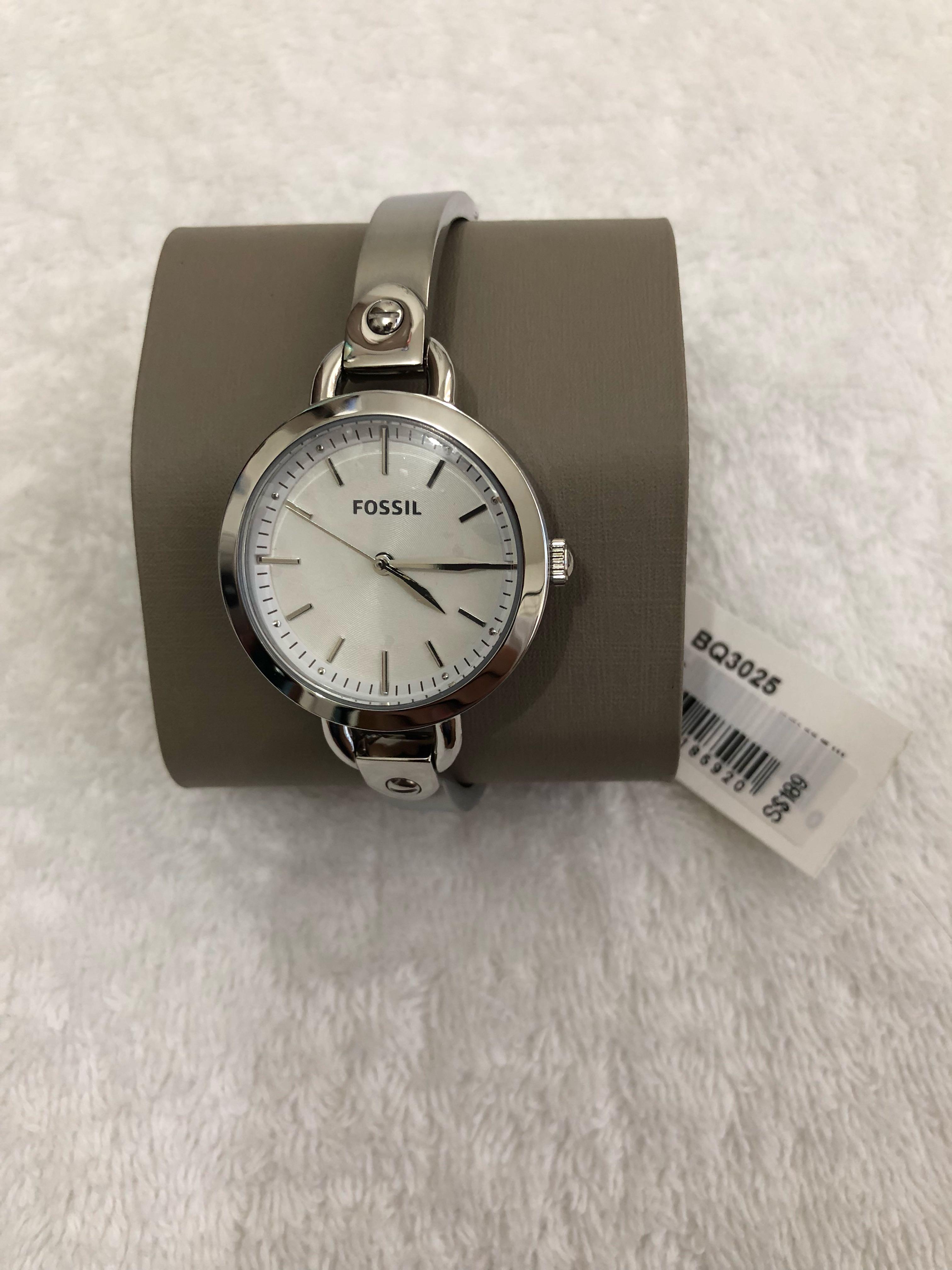 SALE 40 OFF Fossil Analog Silver Dial Women s Watch BQ3025