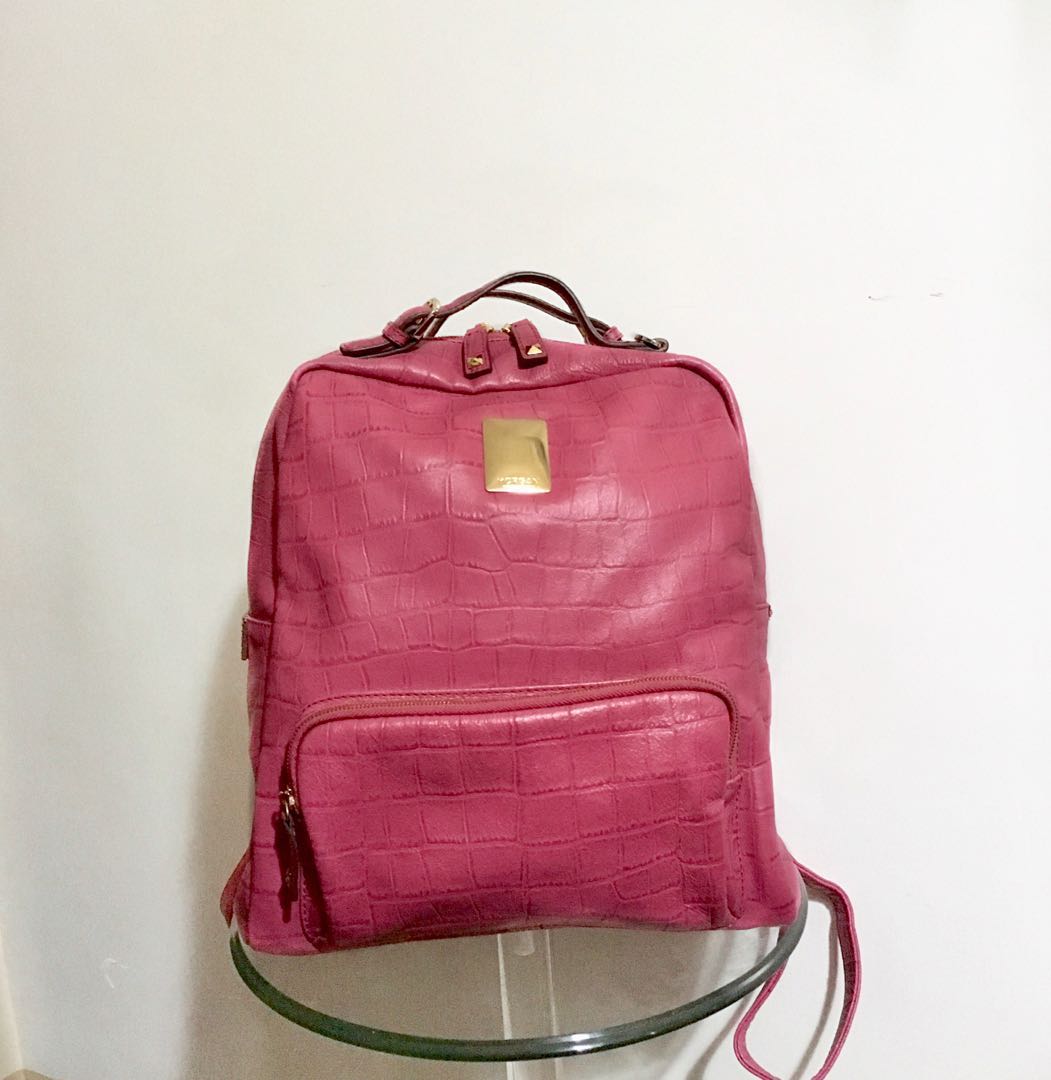 purple backpack