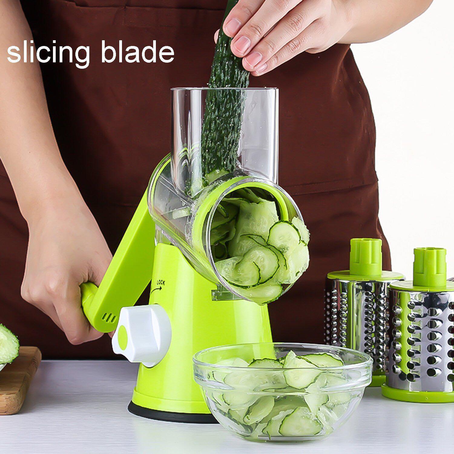 Luckin Mart 4 in 1 Electric Handheld Cooking Hammer Vegetable Cutter Set  Food Chopper Multifunction Vegetable Fruit Slicer, for Garlic Pepper Chili  Onion Celery Ginger Meat with Brush