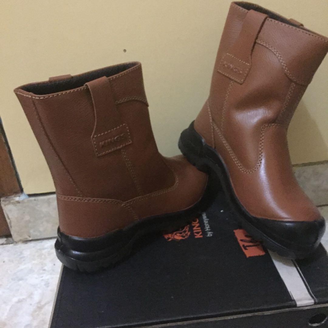 Sepatu Safety Merk King Kwd 805 Fesyen Pria Sepatu Di Carousell