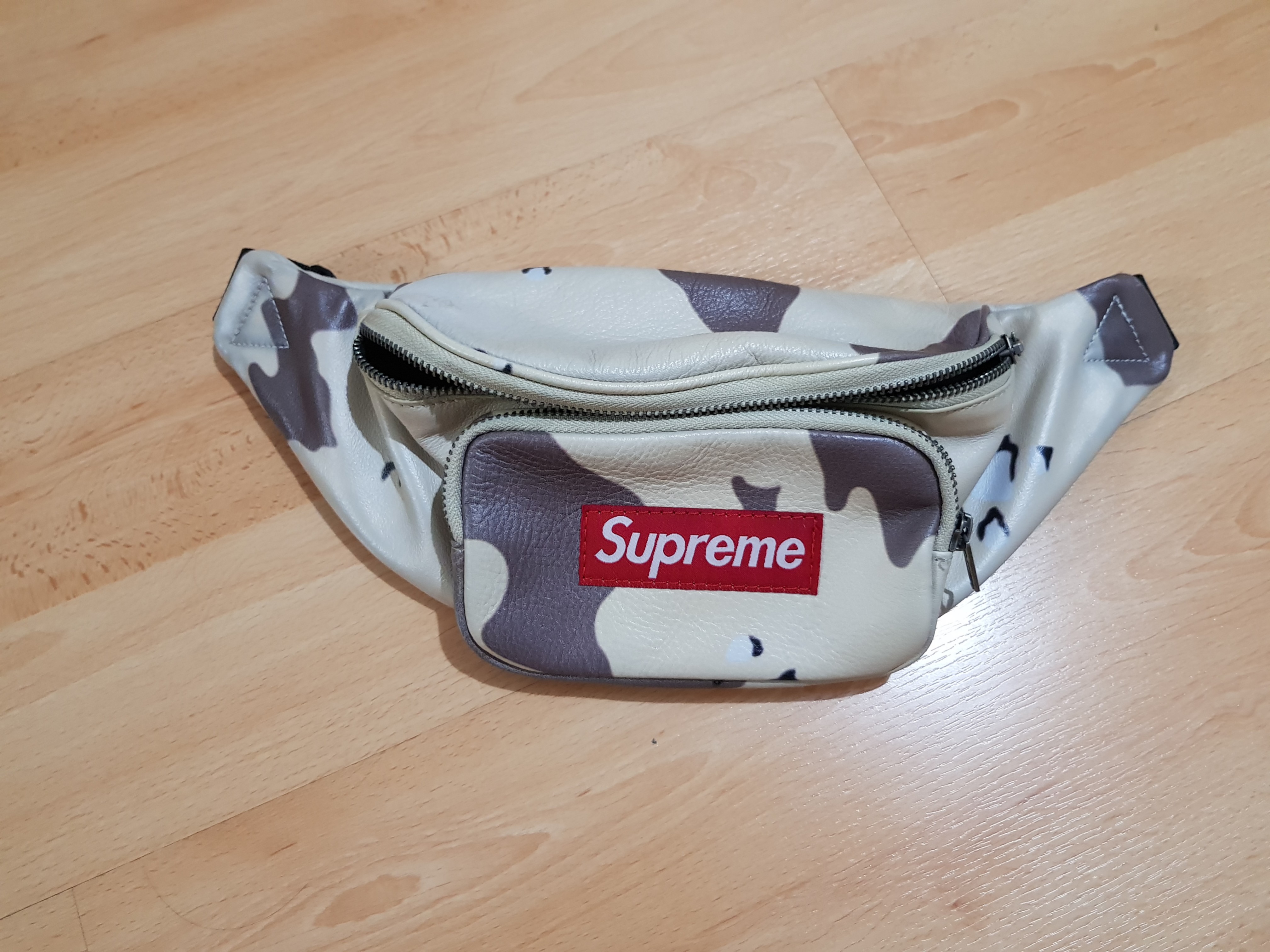 supreme desert camo waist bag