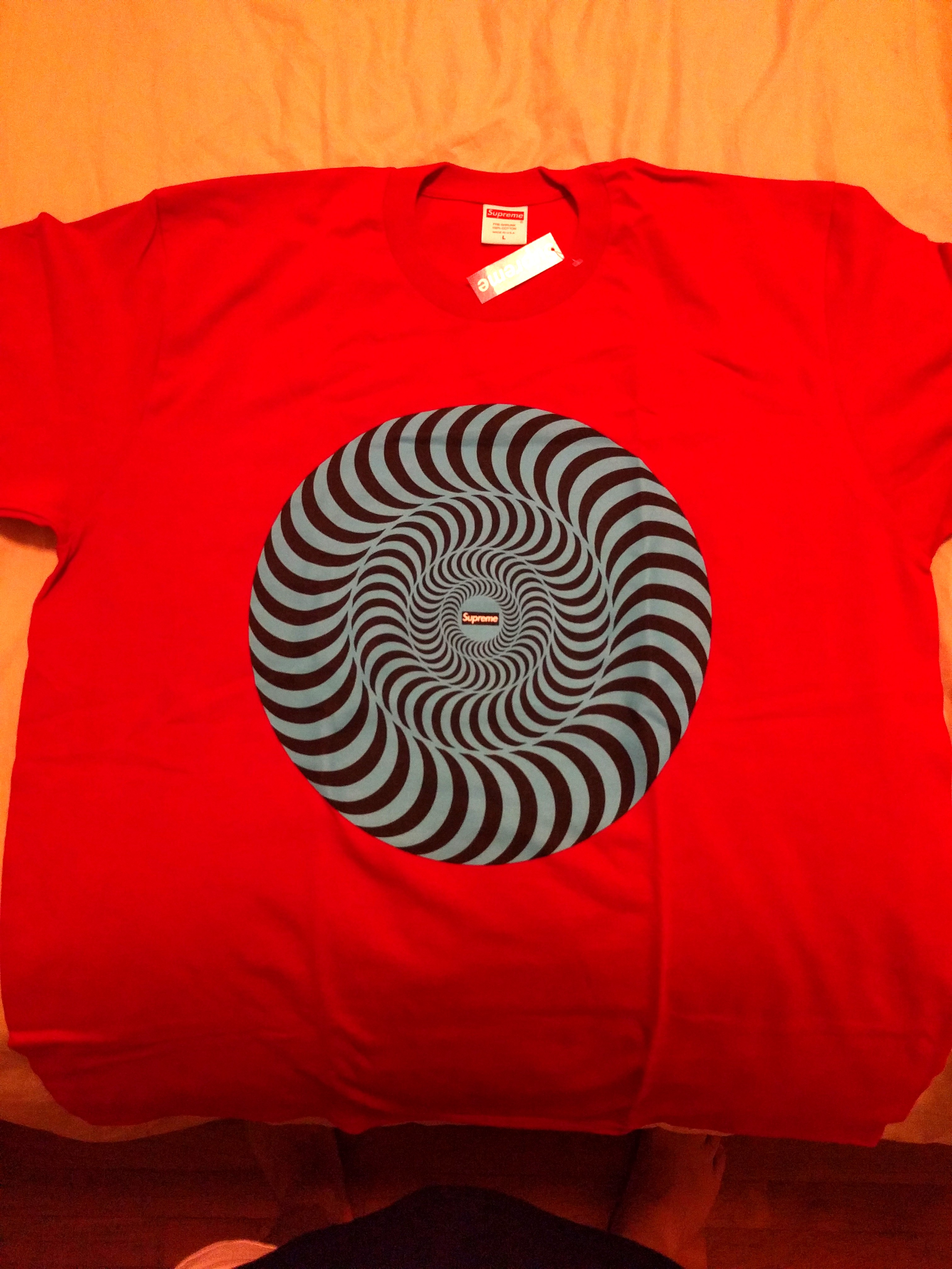 supreme spiral tee