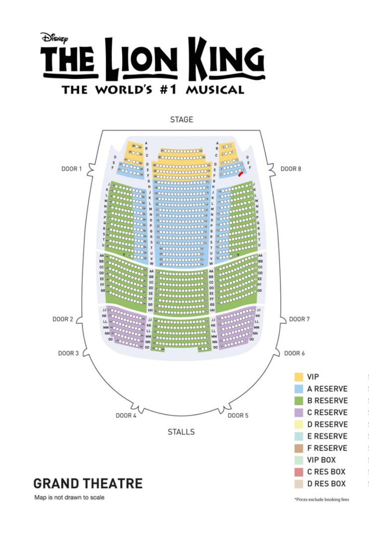The Lion King Musical, Tickets & Vouchers, Local Attractions