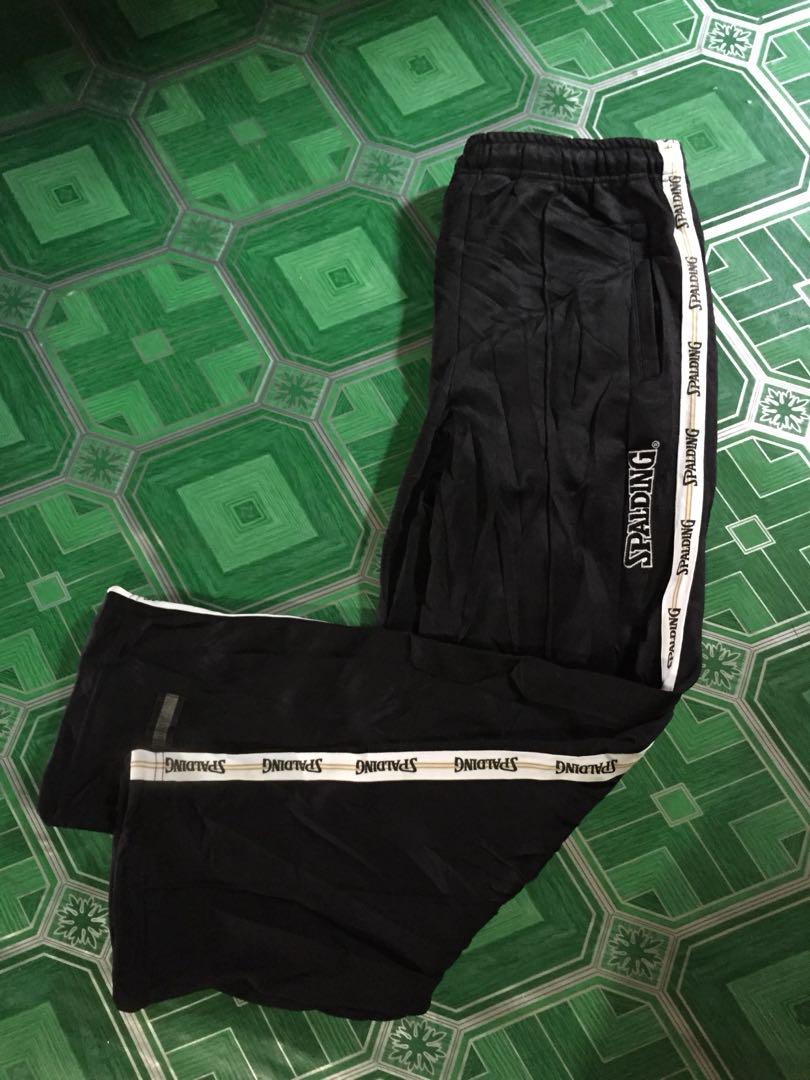 spalding track pants