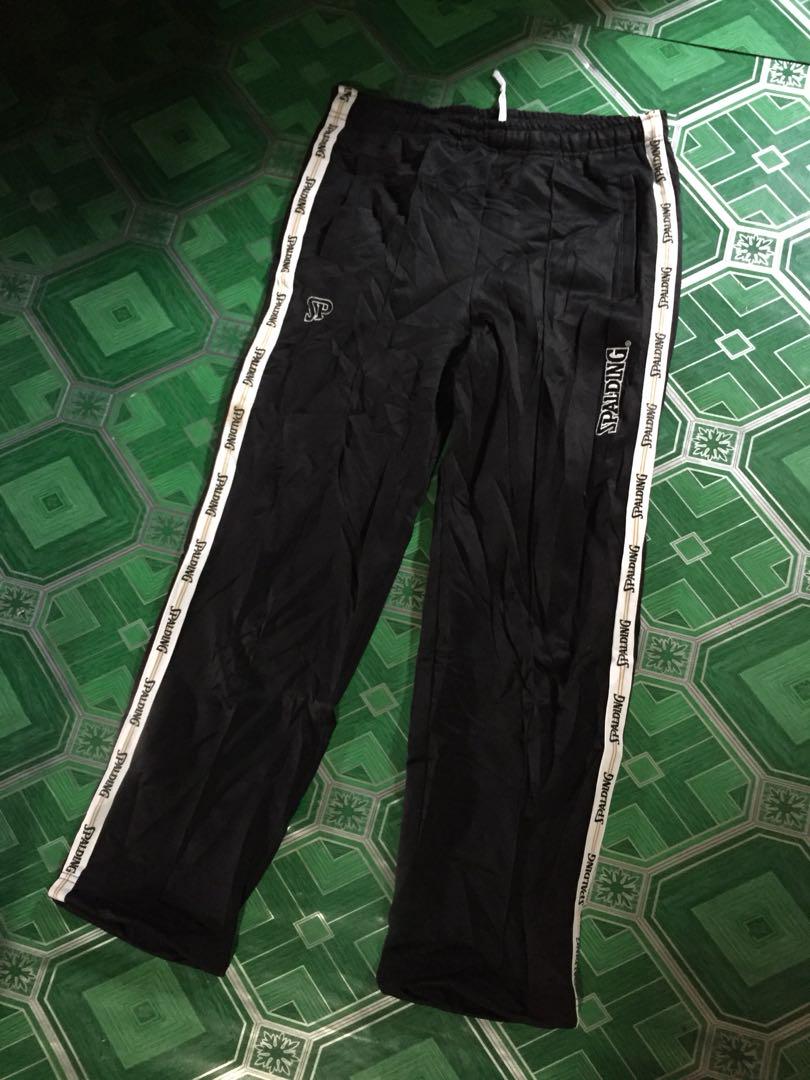 spalding track pants