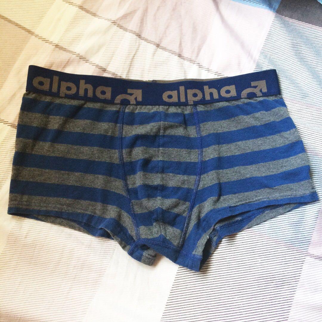 Used] Alpha men's underwear - Trunk, Men's Fashion, Bottoms, New Underwear  on Carousell
