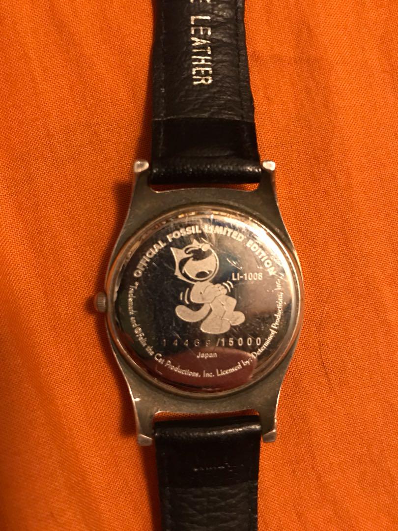 Vintage Fossil Felix The Cat Watch Antiques Vintage Watches