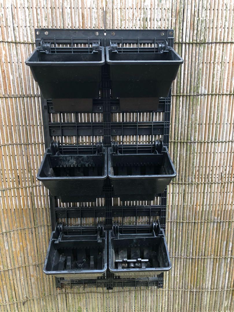 Wall Herb Garden Gardening Pots Planters On Carousell