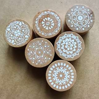 Stamps . 6pc set . Scrapbooking . Card-making
