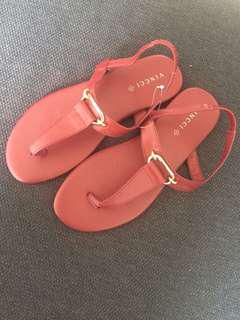 Maroon Vincci Sandal