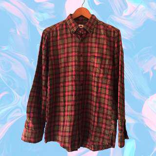 UNIQLO FLANEL SHIRT (bukan zara,topman,H&M)