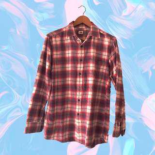 UNIQLO FLANEL SHIRT (bukan zara,topman,H&M)