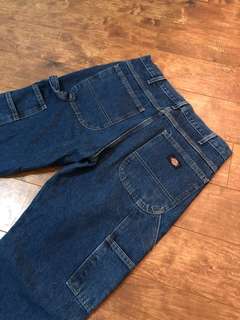 Vintage Dickies Heavy Denim Painter Jeans Trousers Pants