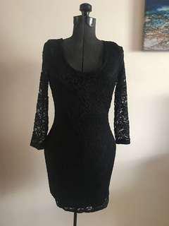 Asos Lace Black Dress