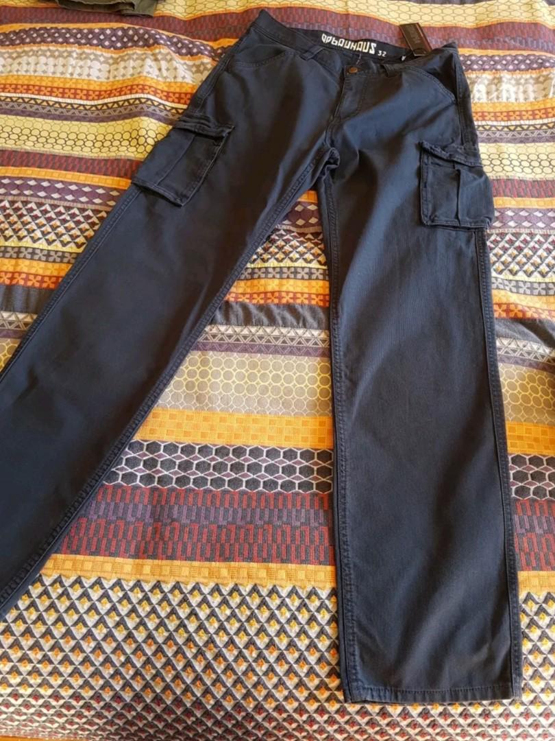 3 Pairs Bauhaus Size 32 Mens Slim Cargo Pants Men S Fashion