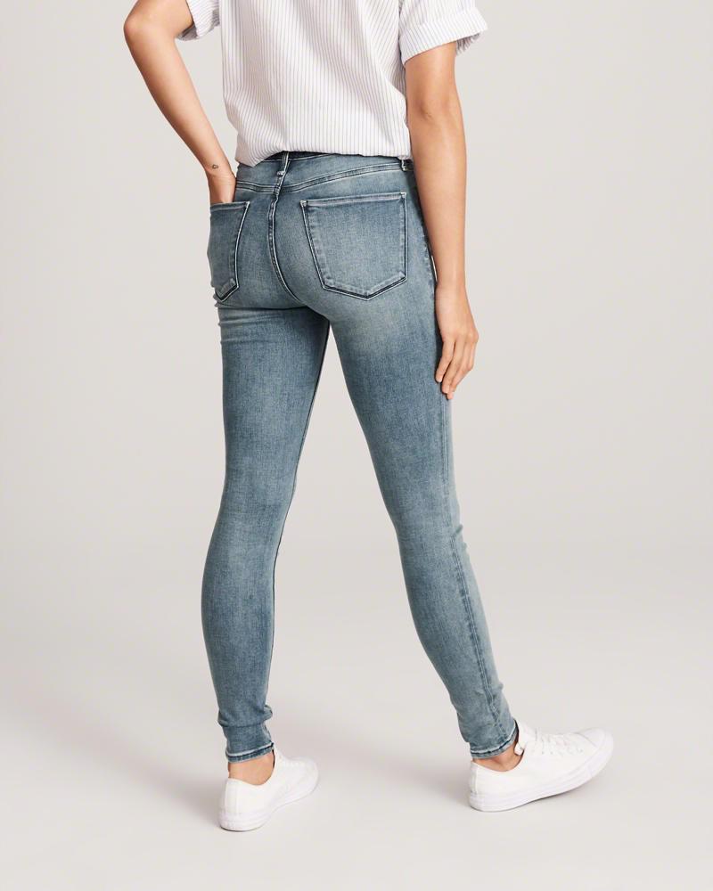 A&f super skinny jeans sales