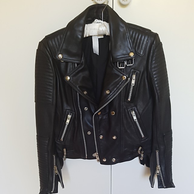 AJE BOWIE LEATHER JACKET Women s Fashion Clothes on Carousell