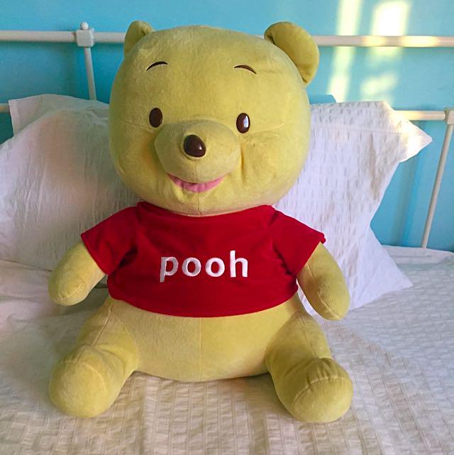 big pooh bear soft toy
