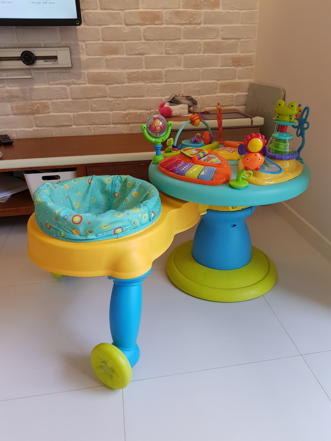 Bright starts doodle bug around we go hot sale