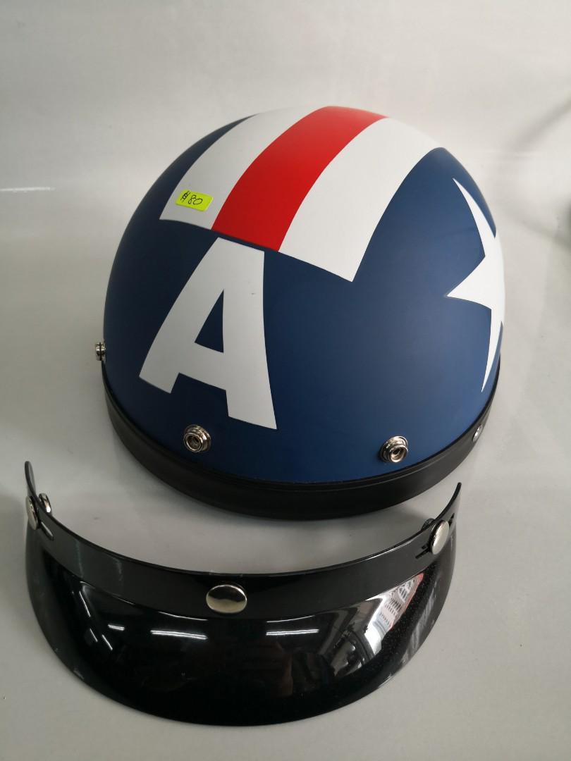 Captain america half helmet, Computers 
