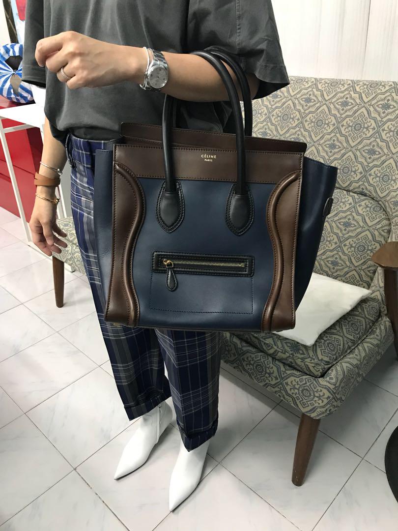 Celíne Mini Luggage (Category: Luxury Bags & Wallets) located in Quezon City. Submitted by deniseangreyes (Listing ID 177878917, Image 3). Description: Celíne Mini Luggage Selling for 55,000 Preloved and in very good condition 9/10. Guaranteed authentic. Inclusions: Original dust bag with tags RFS: Decluttering.