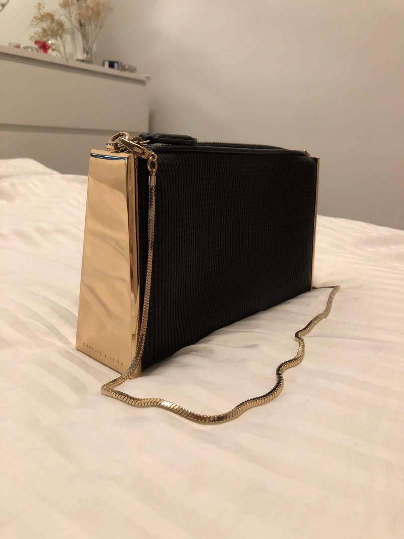 charles keith clutch bag