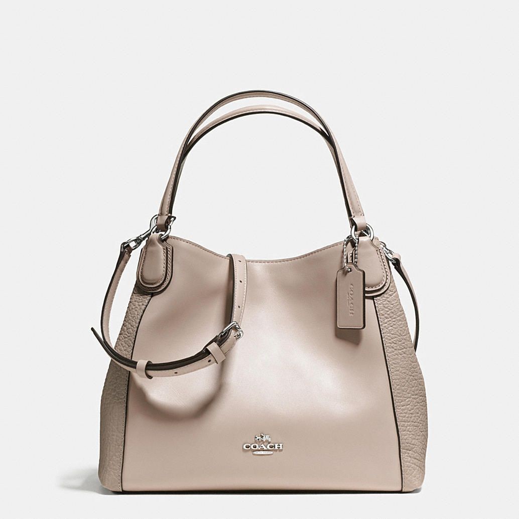 Coach edie clearance 28 chalk