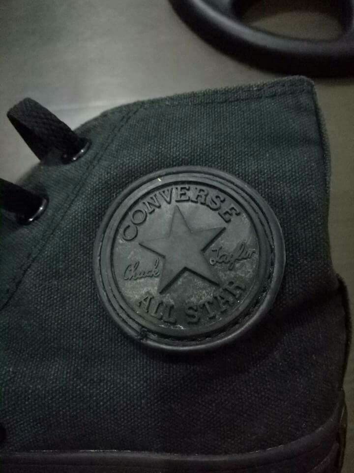 converse all star triple black