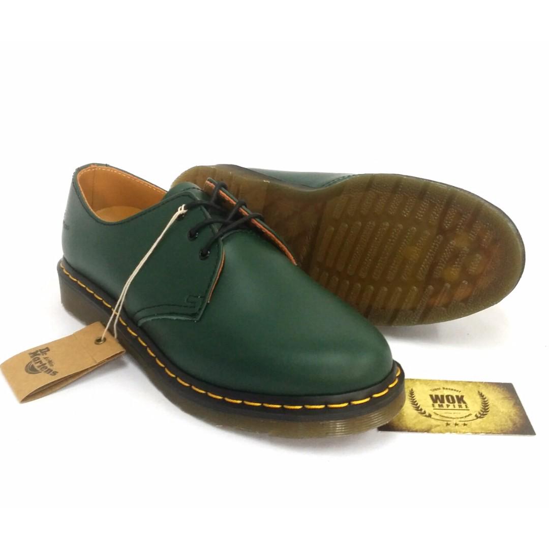 green dr martens 1461