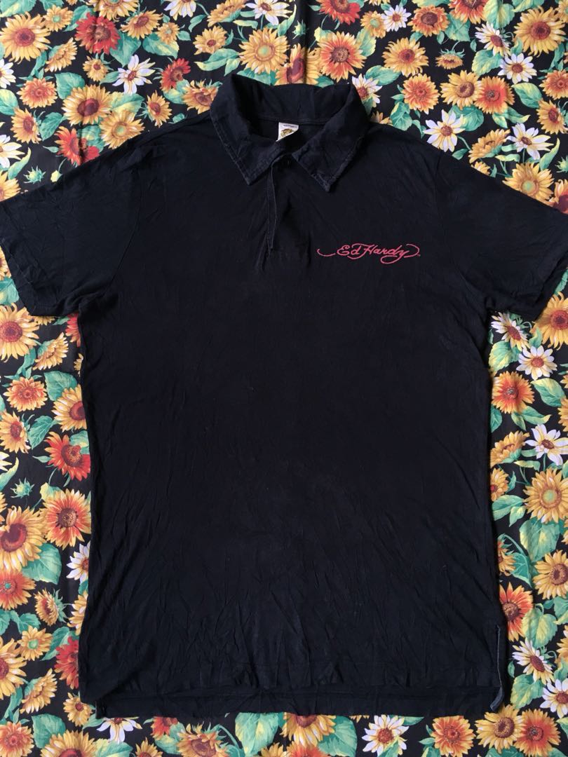 Ed Hardy Collar Shirt Men s Fashion Tops Sets Tshirts Polo