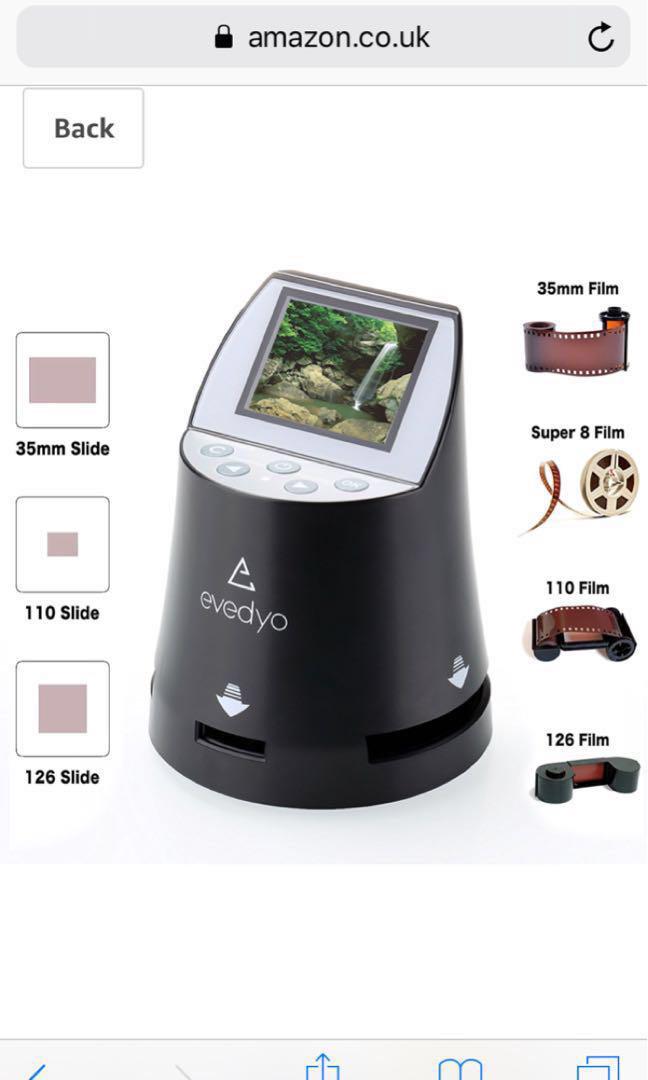 Evedyo E10 PRO Film to Digital Converter (7-in-1) – Slide Scanner Converts  35mm, 8mm, Negatives  More – Quick  Easy Operation – Digitize Old  Memories to High-Definition 22MP Images, Photography, Photography