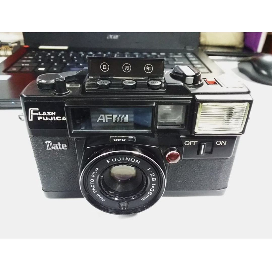 Flash Fujica Af Date Used Photography Photography Accessories Flashes On Carousell