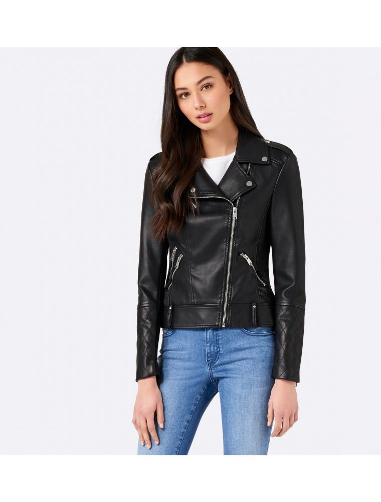 forever new leather jacket ToplantA lar GOLDEN DELUXE HOTEL