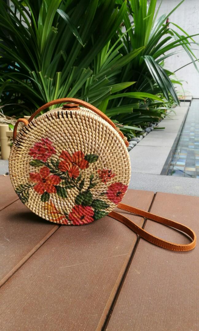 Floral Round Sling Bag – Maharani