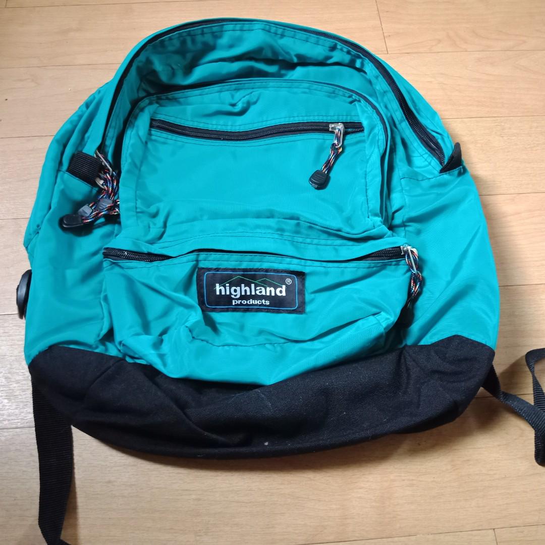 blue green backpack