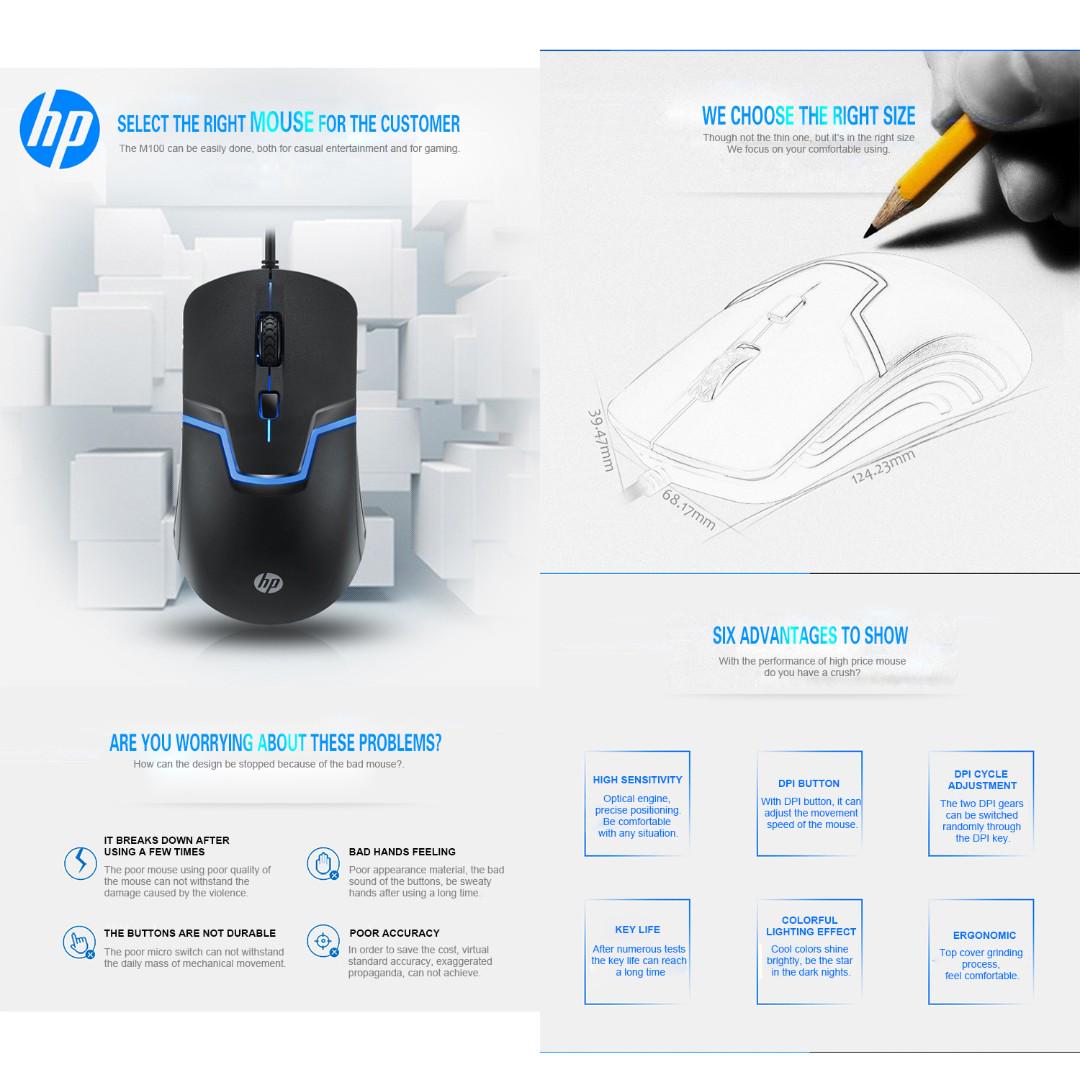 Hp new arrivals m100 mouse