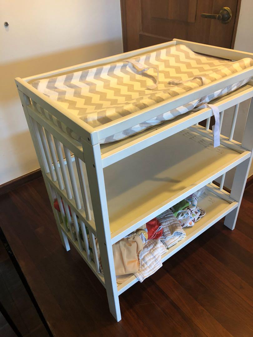 ikea gulliver changing table pad