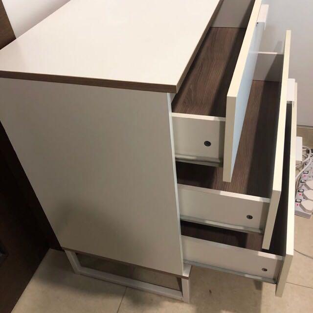 Ikea Trysil Chest Of 3 Drawers 75x40x77 Furniture Shelves