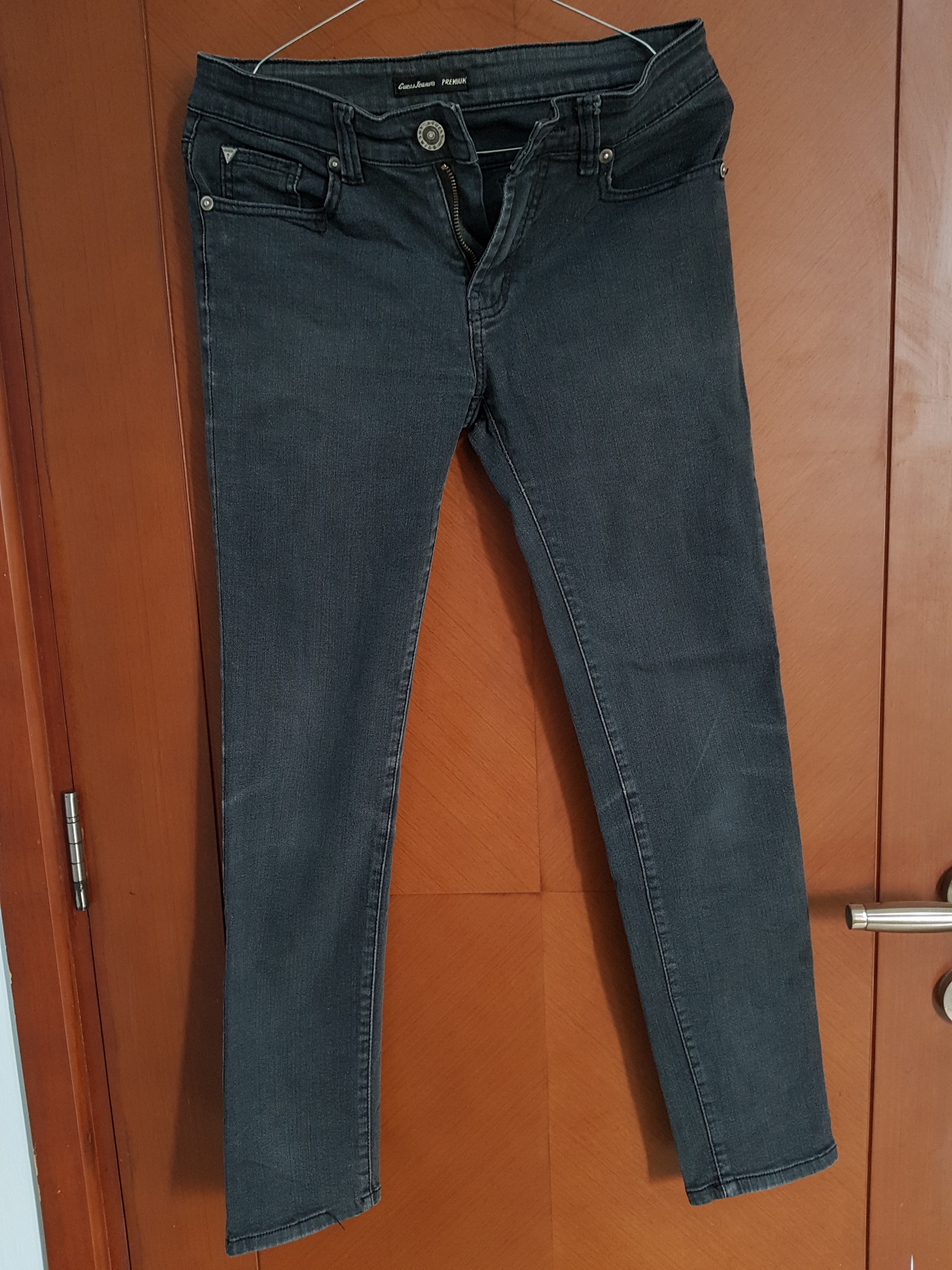 Jeans Warna Dark Grey Like New Olshop Fashion Olshop Wanita Di Carousell